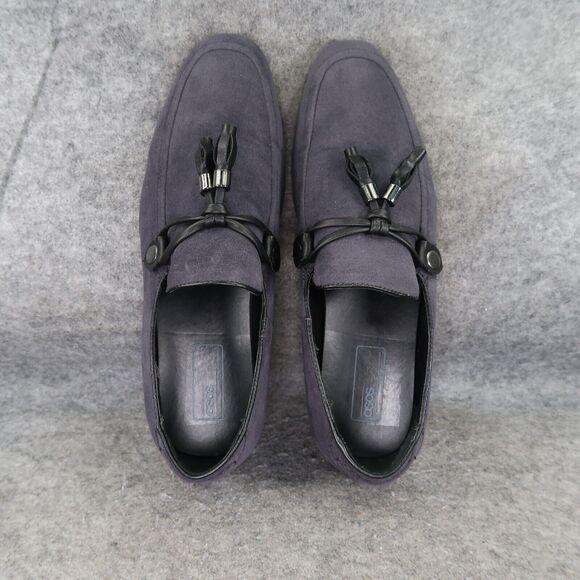 Asos Shoes Men 8 Tassel Loafer Slip On Classic Fashion Casual Slipper Blue Black - Picture 5 of 13
